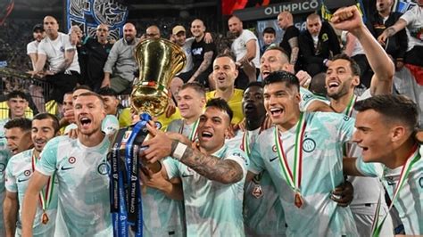 Martinez Double As Inter Retain Coppa Italia Crown Football News