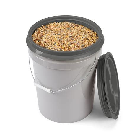 United Solutions 5 Gallon White Plastic Bucket Lid In The Bucket
