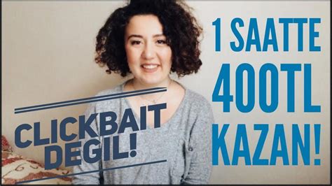 İnternetten Para Kazanma Yolları 1 SAATTE 400TL KAZAN YouTube