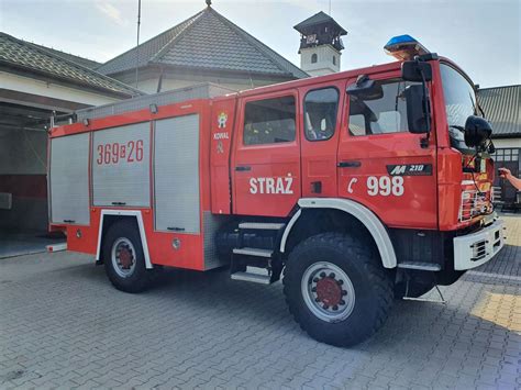 Wóz strażacki wystawiony na sprzedaż Przetarg pod koniec września