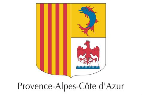 Drapeaux Flags Région Provence Alpes Côte d azur PACA logo avant 2018