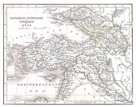 Bradford Map Of Turkey In Asia And The Caucases