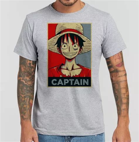 Camiseta Camisa One Piece Luffy Captain Zoro Sanji Anime Parcelamento