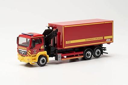 Herpa Lkw Modell Man Tgs M Wechsellader Mit Kran Feuerwehr Karlsfeld