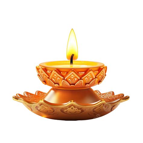 Happy Diwali Diya Candles And Lantern Design Festival Of Lights Theme