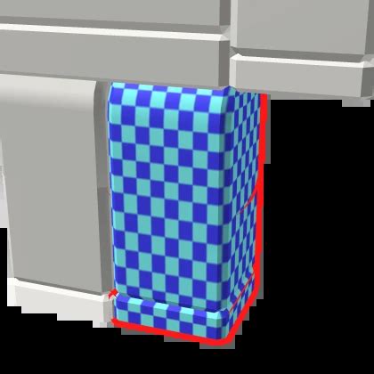 Red Blocky R Outline Left Leg Roblox Item Rolimon S