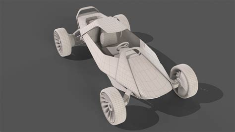 Sci Fi Futuristic Racing Buggy 3d Model Turbosquid 1974657