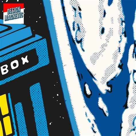 Doctor Who Tardis Comic Poster Etsy