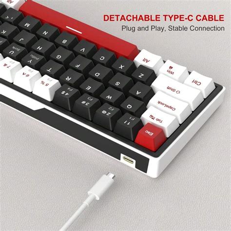 MageGee MK Sky Layout Hot Swappable Mechanical Keyboard Wired Gaming Keyboard Hot Swappable