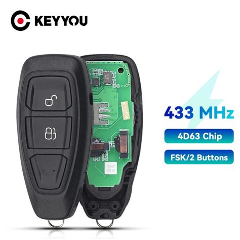 Keyyou Smart Car Remote Key Fob Buttons D Dst Bit Chip