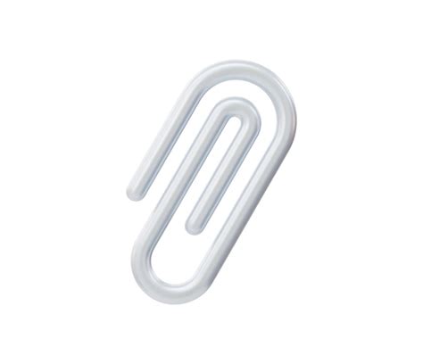 Premium Vector D Realistic Paperclip Attachment Icon Vector Illustration