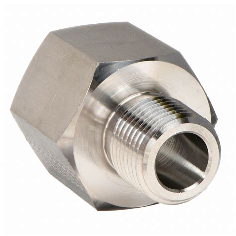 Parker 316 Stainless Steel Reducing Adapter Fnpt X Mnpt 1 4 In X 1 8