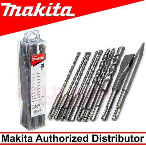 Makita D 46361 Sds Plus Drill Bit And Chisel Set 10pcs Shopee