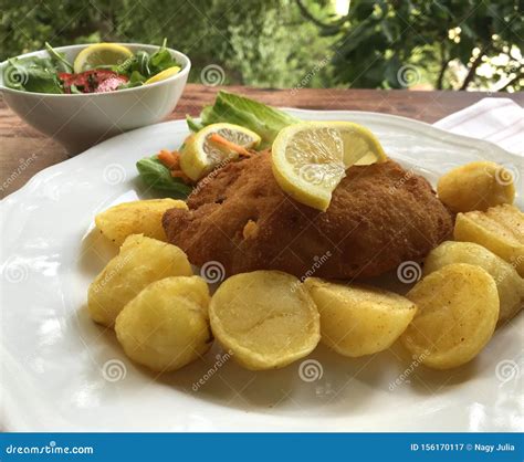 Schnitzel Cordon Bleu Is A Breaded Schnitzel Stuffed With Cheese And