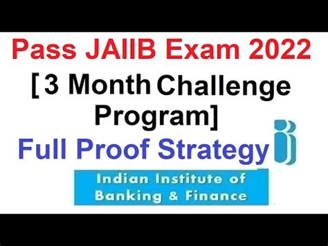 Pass JAIIB Exam November 2022 In 3 Months Full Proof Strategy YouTube