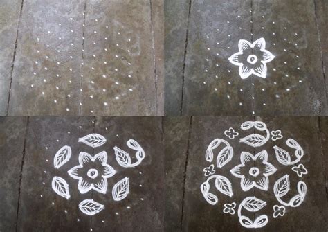 Rangoli Designs Kolam Pulli Kolam Interlaced Dots Kolam