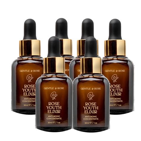 6 Bottles Rose Youth Elixir