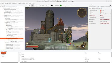 Editor Manual Castle Game Engine