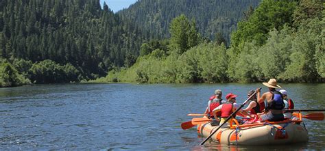 Raft the Wild and Scenic Klamath River Near Happy Camp CA.