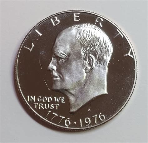 1976 S Clad Proof TYPE 1 Eisenhower Dollar Proof 63 Choice Proof