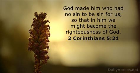 2 Corinthians 521 Bible Verse