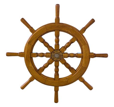 Isolated Yacht Rudder Wheel Stock Image Image Of Power Rudder 166983385