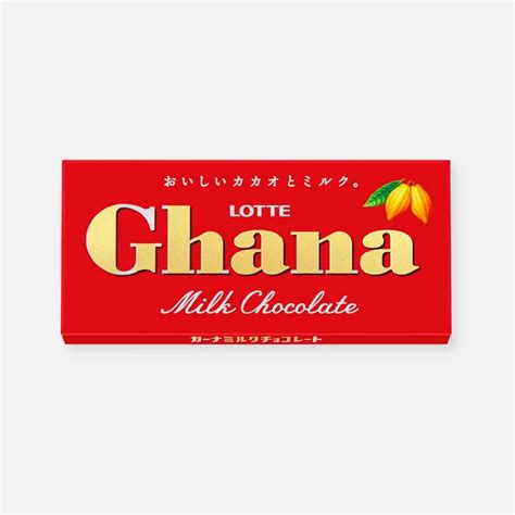 Lotte Ghana Milk Chocolate 50g Buy Me Japan