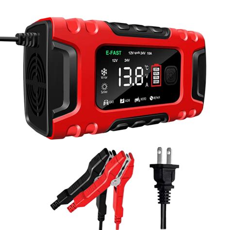 jiaping battery charger battery maintainer fully automatic  display