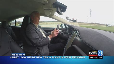 First Look Inside New Tesla Plant In West Michigan Youtube