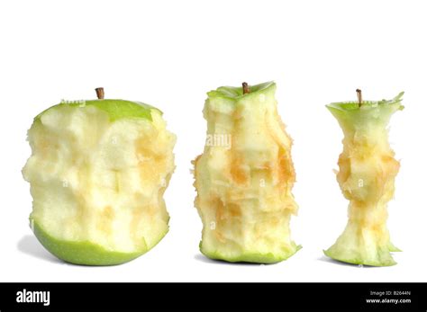 Apple Cores Stock Photo Alamy