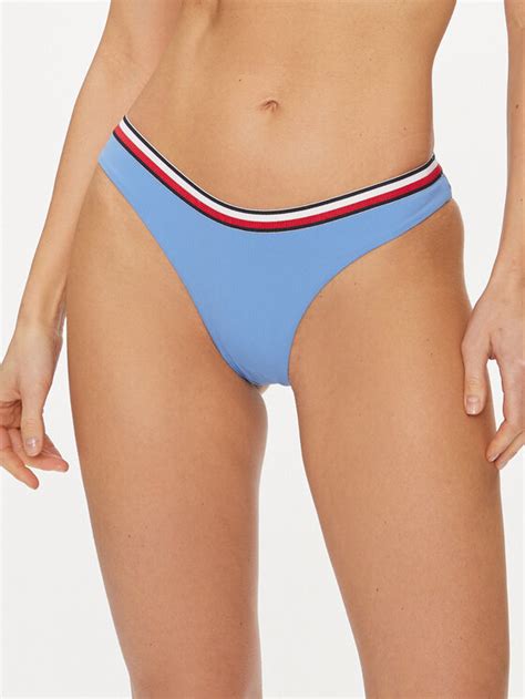 Tommy Hilfiger Dół od bikini UW0UW05293 Niebieski Modivo pl