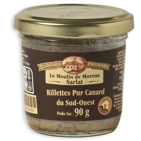 Rillettes Pur Canard Du Sud Ouest Bocal G