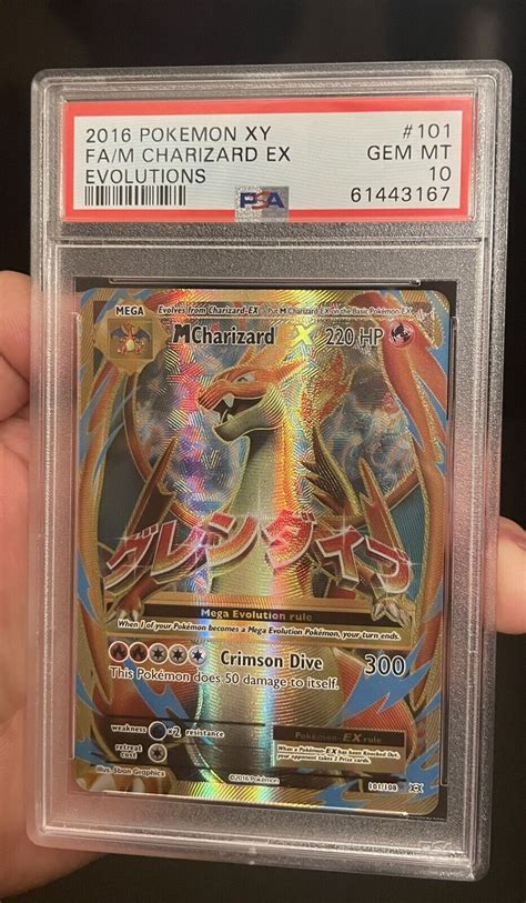 Mavin 2016 Pokémon XY Evolutions 101 Full Art Mega M Charizard EX