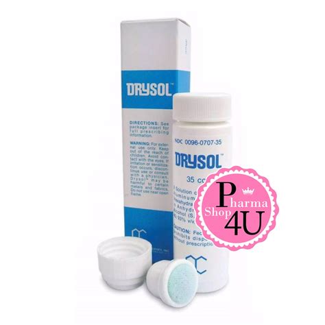 Drysol ANTI-PERSPIRANT DAB-ON 35 ML. Apply to sweat hands, feet, armpits, large. | Shopee Singapore