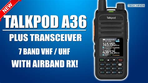 Talkpod A Plus Band Handheld Transceiver Youtube