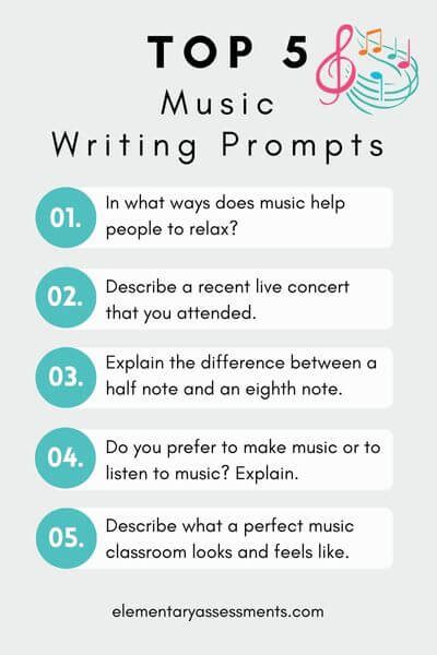 41 Music Writing Prompts Fun Ideas To Write About