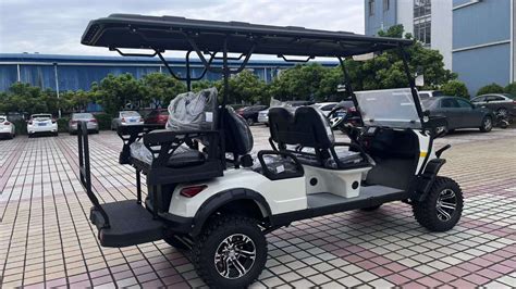 2024 Latest Electric Lifted Golf Cart Luxury With 6 Seaters Hunting