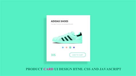 Animated Product Card Using Html Css And Javascript - Riset