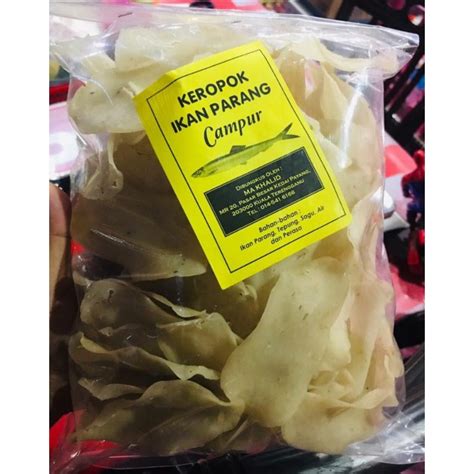 Keropok Ikan Parang ASLI Campur TERENGGANU Shopee Malaysia