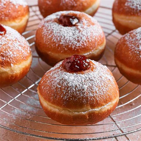 Sufganiyot Israeli Jelly Doughnuts
