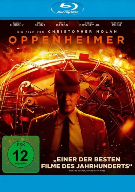 OPPENHEIMER VON Christopher Nolan Mit Cillian Murphy BLU RAY