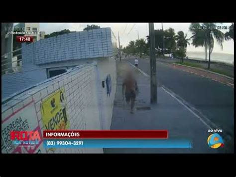 Rota da Notícia Câmera de segurança flagra momento que homem tem