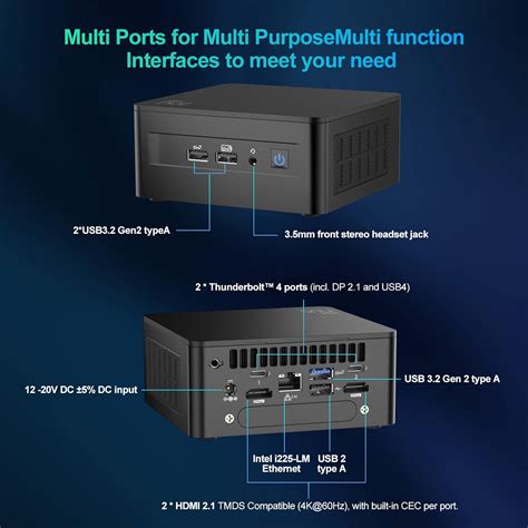 Intel Nuc Nuc Pahi Panther Canyon Mini Pc I G Gb De Ram