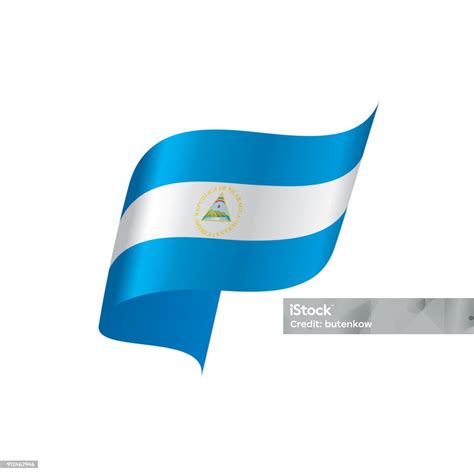 Vetores De Bandeira Da Nicarágua Ilustração Vetorial E Mais Imagens De Abstrato Abstrato Azul