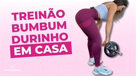 TREINÃO BUMBUM DURINHO EM CASA YouTube