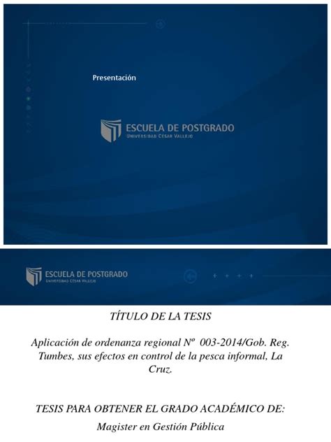 Modelo De Ppt Para Sustentación Ucv Tesis Pdf Interacciones De Disciplina Académica Science