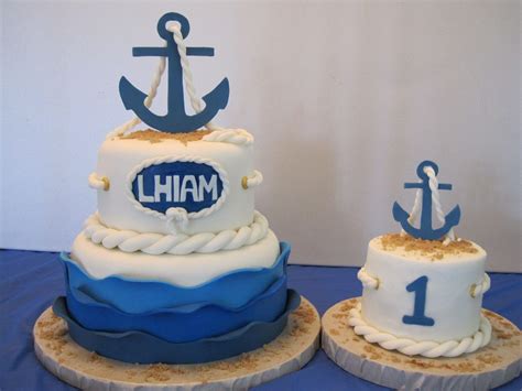 Nautical First Birthday Cake Nautical Birthday Cakes First Birthday