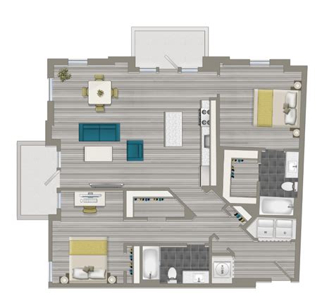 Featured Apartment Floor Plans at Crest - Crest At Skyland