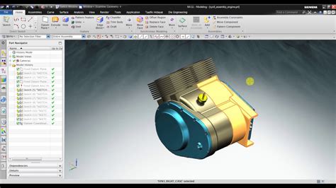 Nx Synchronous Cad Editing Move Face And Pull Face Command Youtube