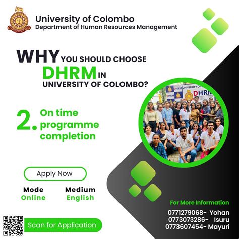 Department Of Human Resources Management University Of Colombo On